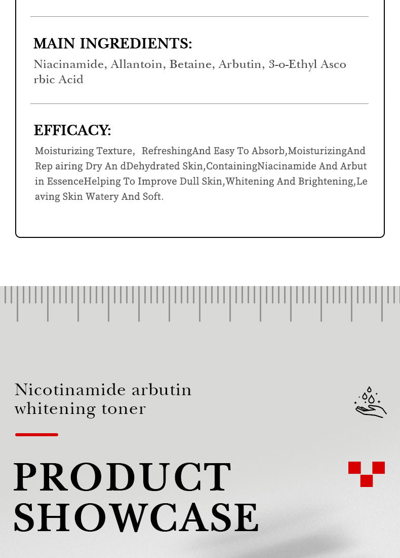 Niacinamide Arbutin Set SADOER Whitening, hydrating, and moisturizing skincare products  wholesale