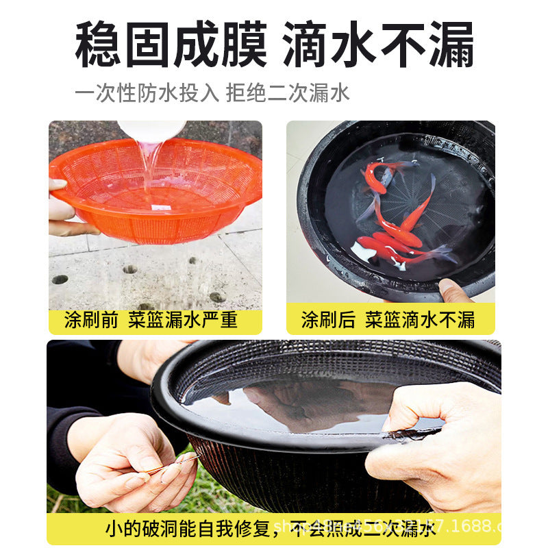 Outdoor Roof Waterproofing Repair Coating Roof Leak Sealer Water-Based Polyurethane Waterproofing Coating Large Area Waterproofing Glue