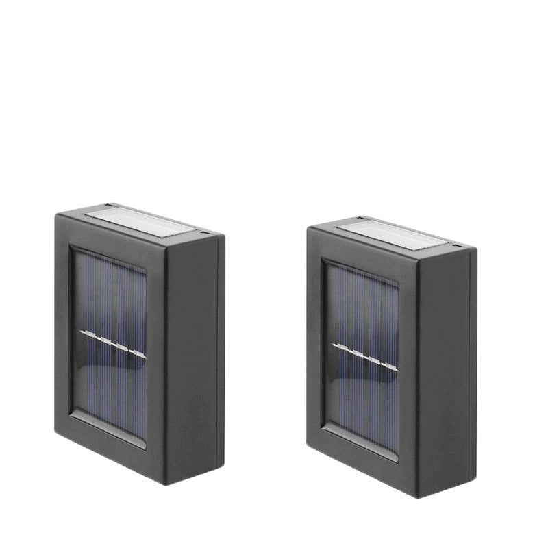 Outdoor Solar Light Wall Decoration Lighting Waterproof Courtyard Garden Wall Decoration Light Up and Down Lighting2led