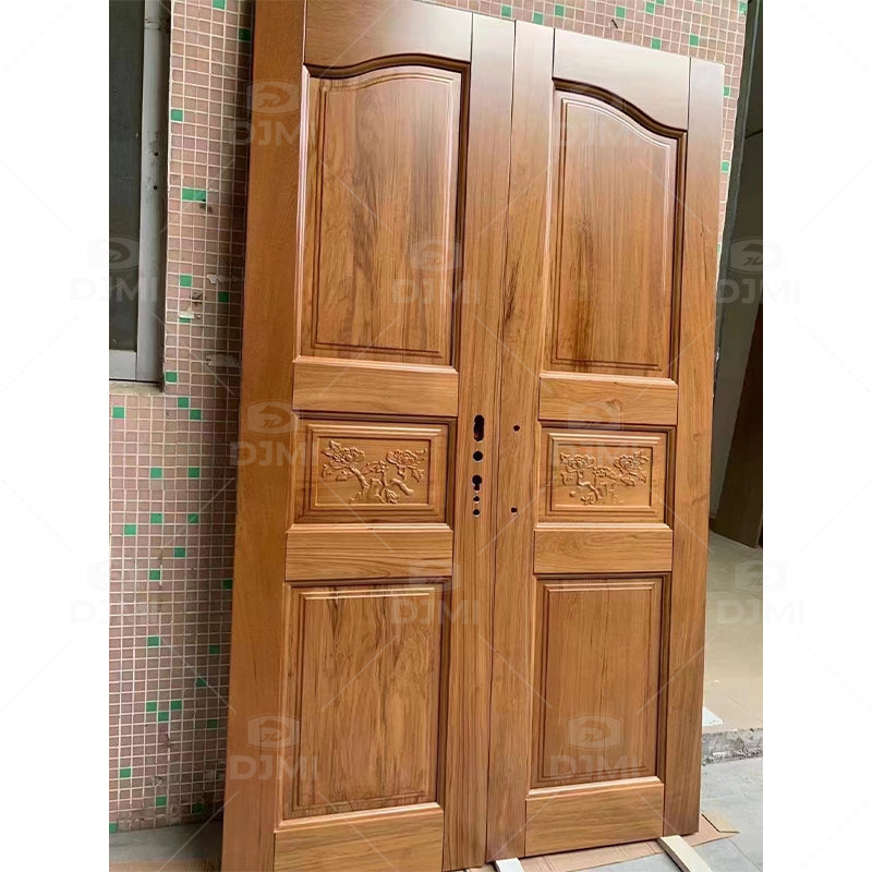 The Latest Modern Interior Room Popular Sales Fireproof Customized Design Solid Wooden Doors