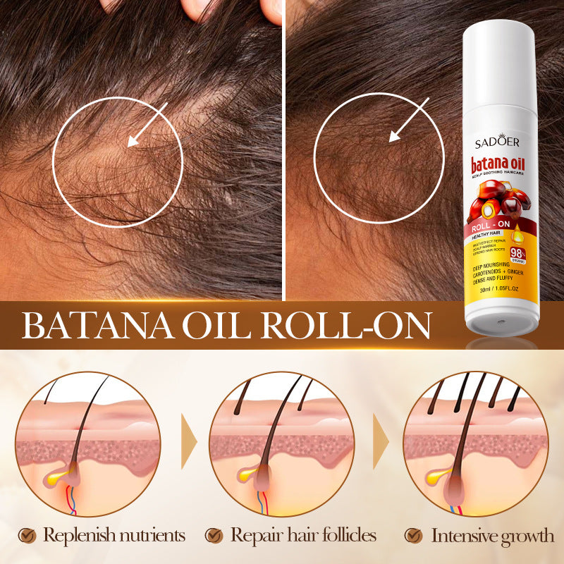 Batahana Scalp Soothing Conditioner SADOER Moisturizing and Nutritious Hair Care Roll-on Cross-Border Wholesale