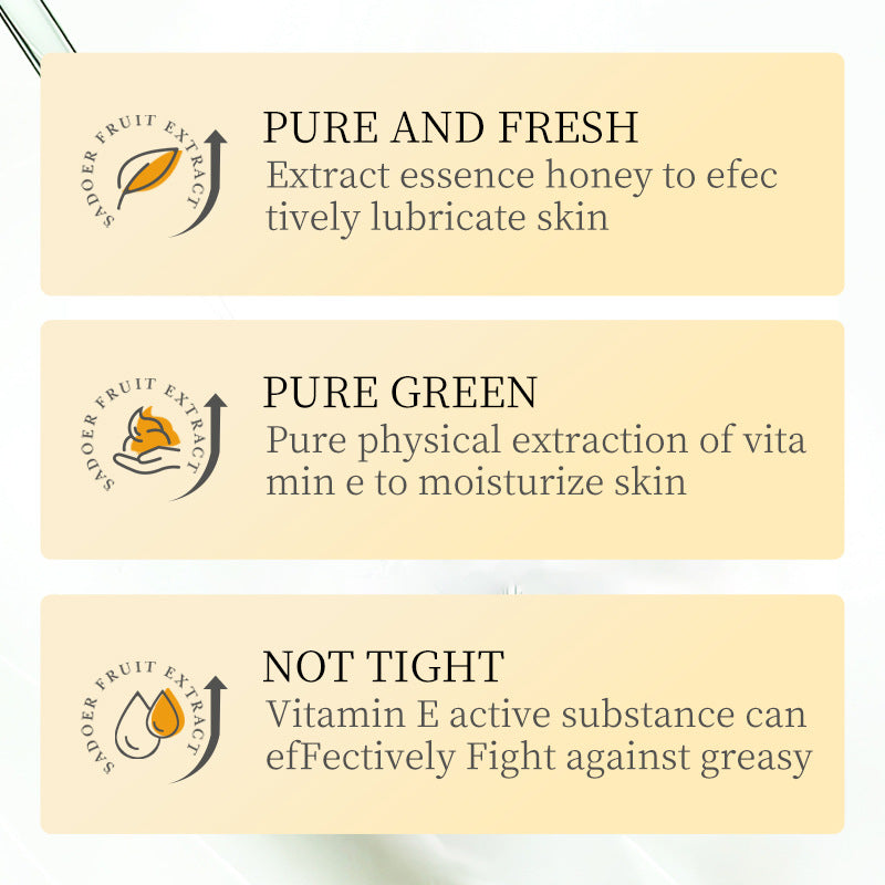 Honey Facial Cleanser100gBIOAOUA Vitamin E Deep Cleansing Facial Cleanser Cross-Border Foreign Trade Wholesale