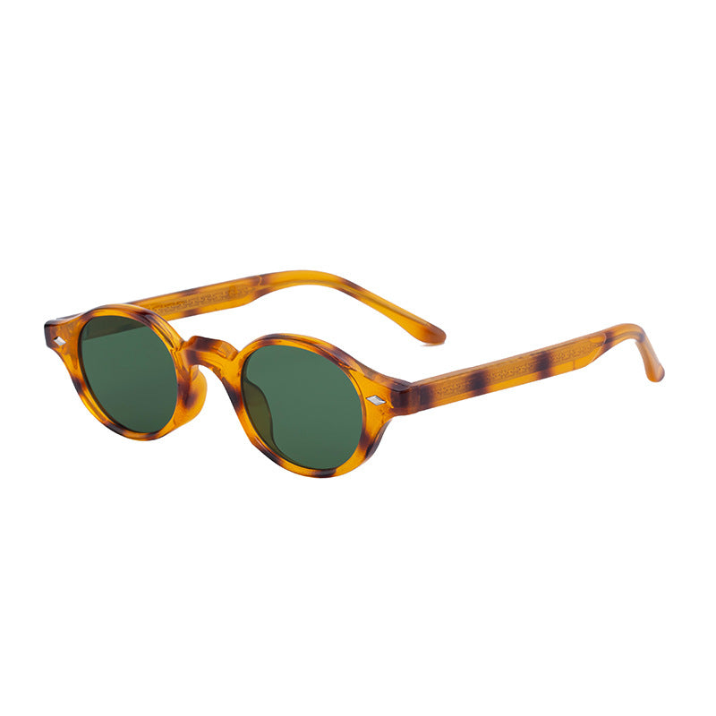 2025New European and American Round Small Frame Sunglasses for Women, Simple and Stylish Sun Protection Sunglasses for Women Wholesale shades