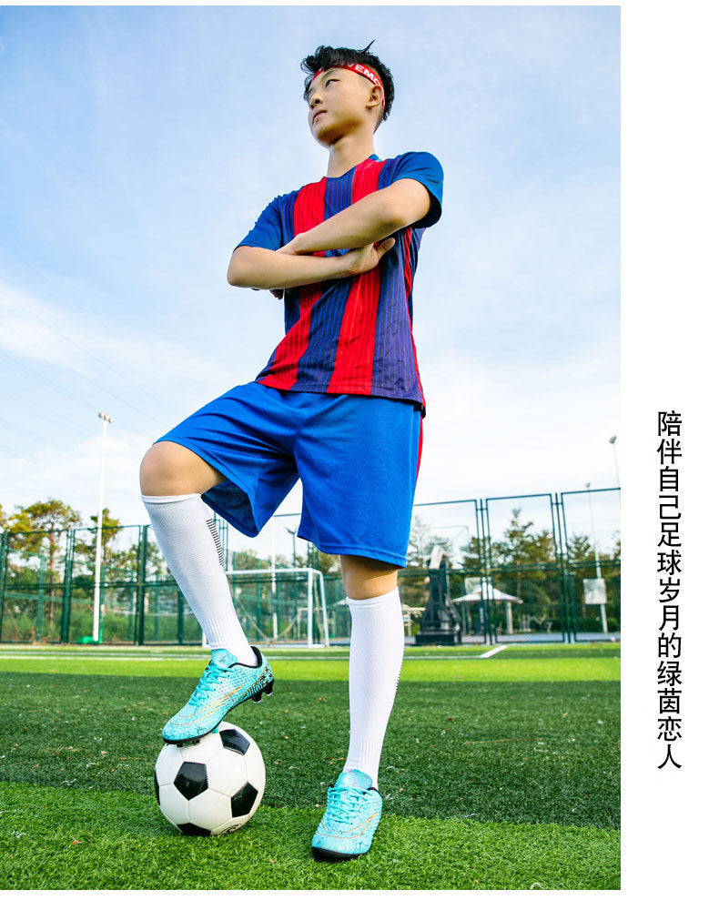 New professional football shoes for men and women AG Spike TF Broken Nail Youth Student Grassland Competition Training Shoes
