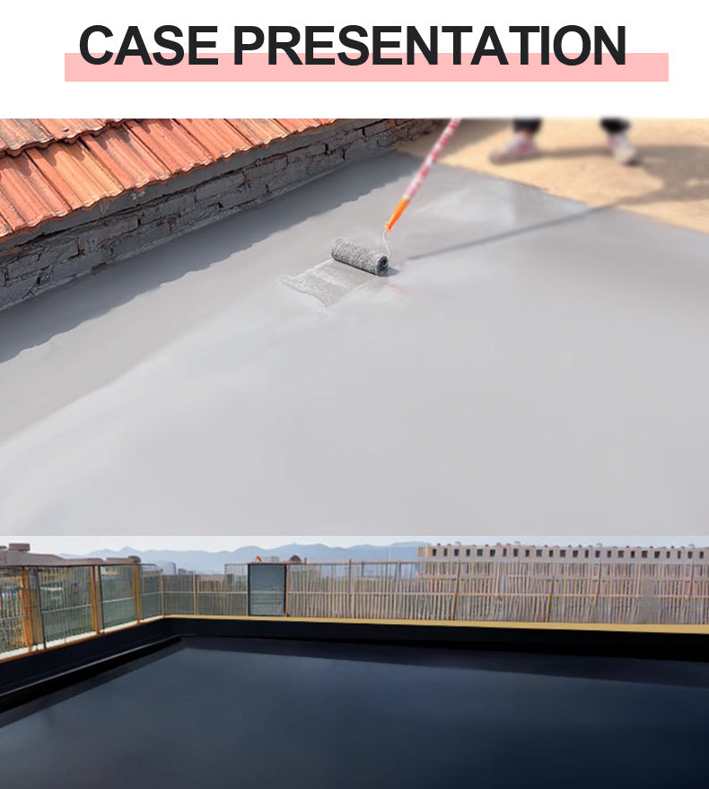 Waterproof Polyurethane Coating Roof Window Sill Liquid Membrane Flat House Crack Leak Sealant Anti-Seepage