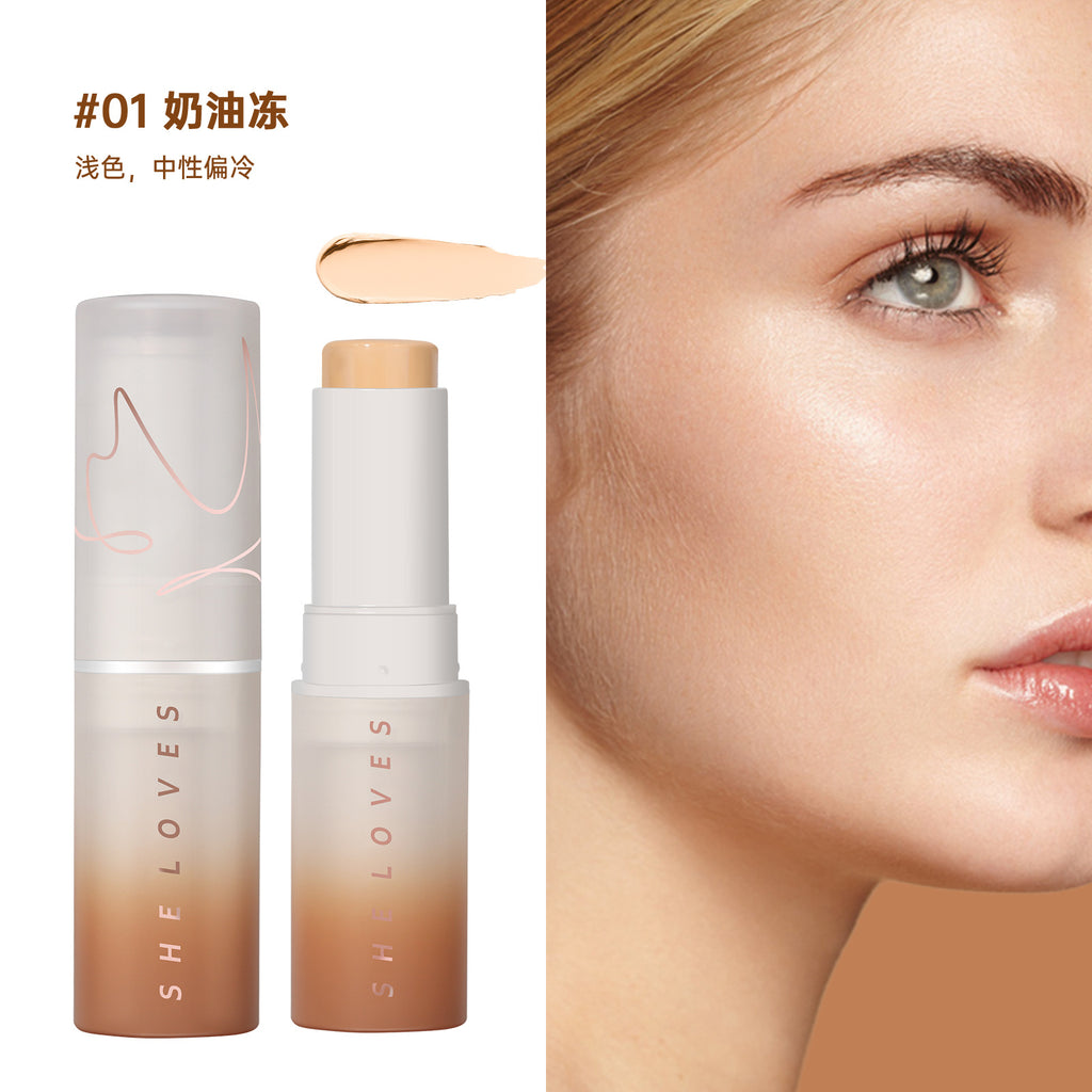 Exclusive Supply sheloves Matte Foundation Stick Concealer Foundation Liquid Non-Cakey Foundation Cream Long-Lasting Foundation Cream