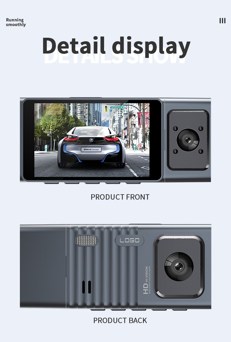 S4Driving Recorder Three-Record3Inch WIFI Vehicle-mounted surveillance night vision HD camera CarDvrCam