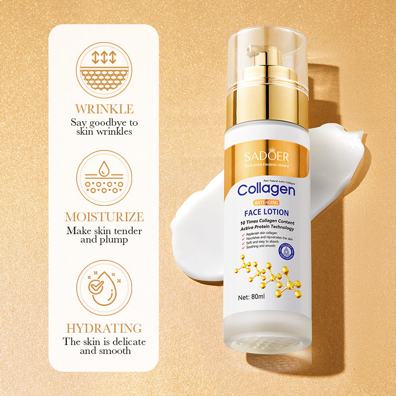 Collagen Lotion80mlSADOER Hydrating, moisturizing, refreshing essence lotion for  foreign trade wholesale