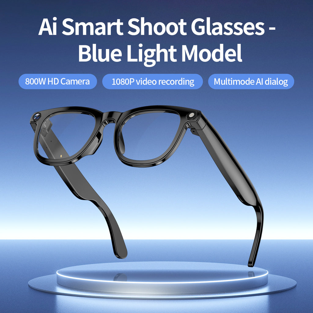 CY01Smart Glasses800100 Megapixel Camera with Image Stabilization1200P Video Recording AI Simultaneous Translation Character Recognition