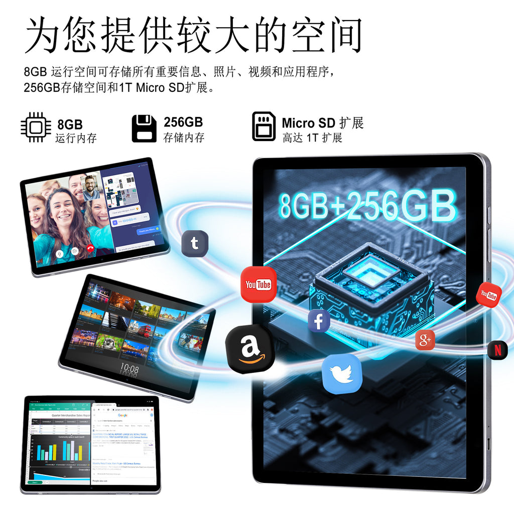 Factory stock hot sale X30Tablet Android10Inch Tablet Pc12+512GB Tablet Pc