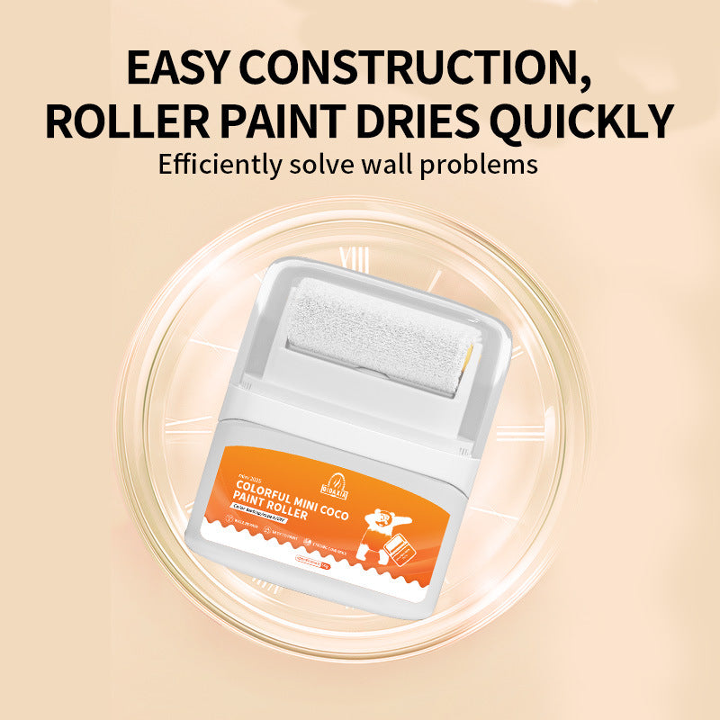 mini Panda Paint50Small Roller Brush Eco-Friendly Latex Paint Wall Repair Paint Graffiti Repair Paint Coco Paint Graffiti Tool