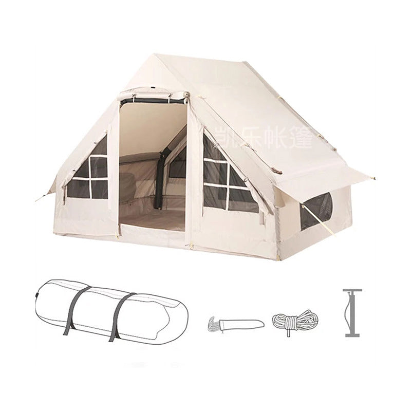 Manufacturer Wholesale Outdoor Camping Tent No Setup Quick Open Fully Automatic Inflatable Tent Thickened Rainproof Camping Tent
