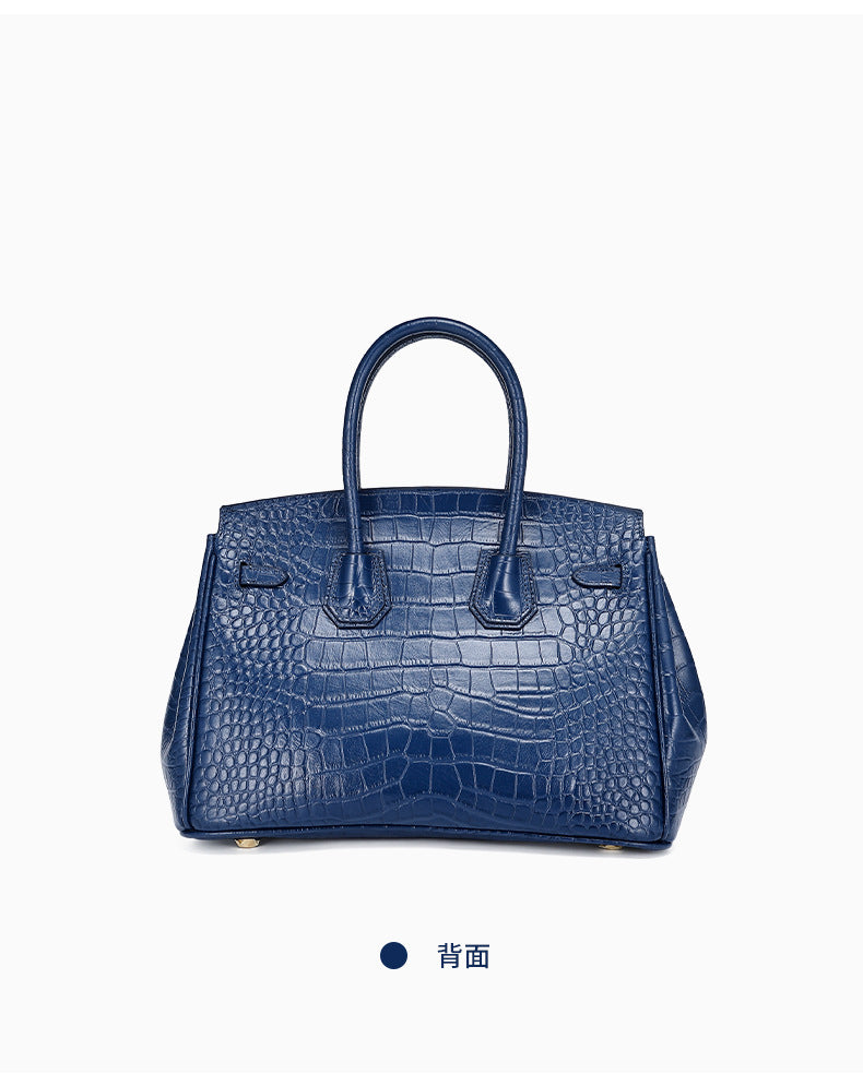 European and American New Style Platinum Bag Women Genuine Leather Handbag Fashion Women's Bag Crossbody Bag Niche Versatile Shoulder Bag Large Capacity