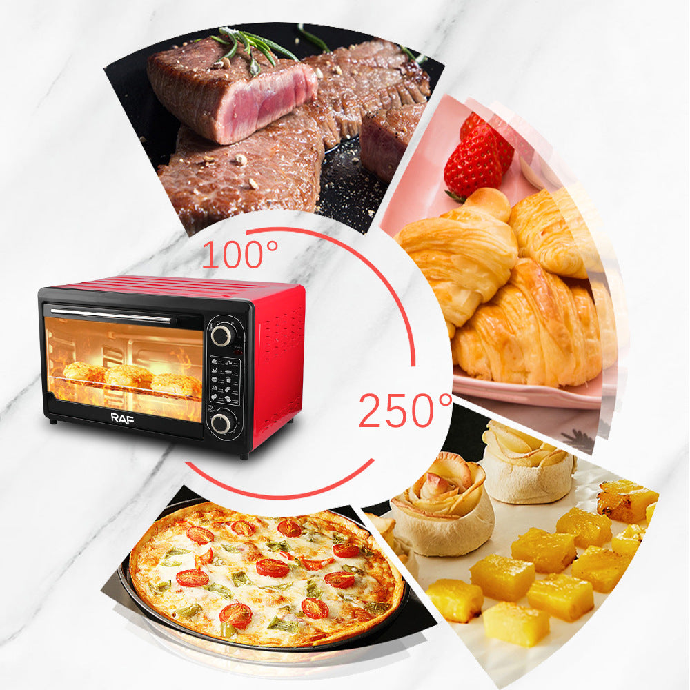 RAF European Standard48L Visual Oven French Fry Machine Cake Machine Electric Oven Household Multi-Functional Baking R.5307