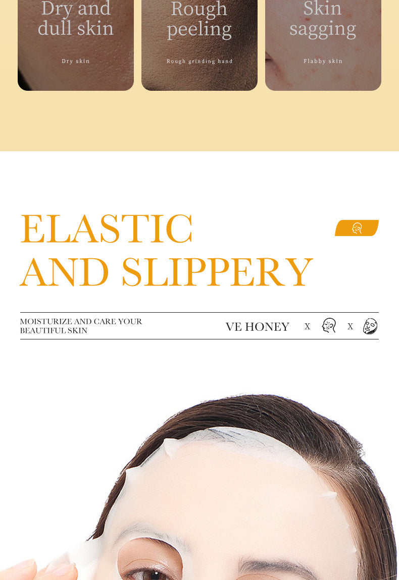 BIOAOUA Vitamin E Honey Mask Hydrating Moisturizing Repairing Brightening Mask Export  Wholesale