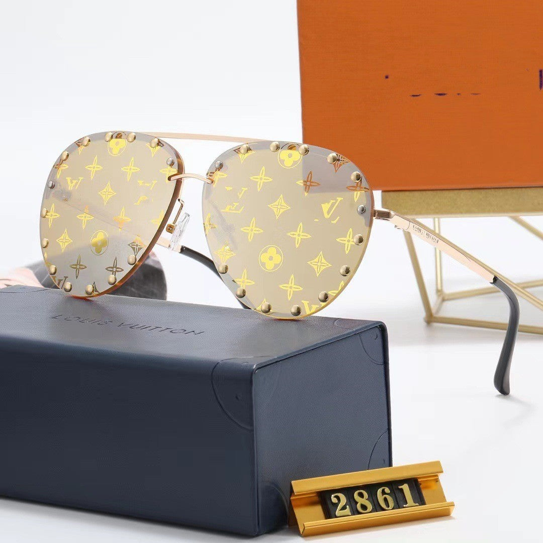 Donkey House Big logo Ultra-light Glasses Frame Large Frame Internet Celebrity Same Style Retro Fashion Sunglasses Frame for Men and Women