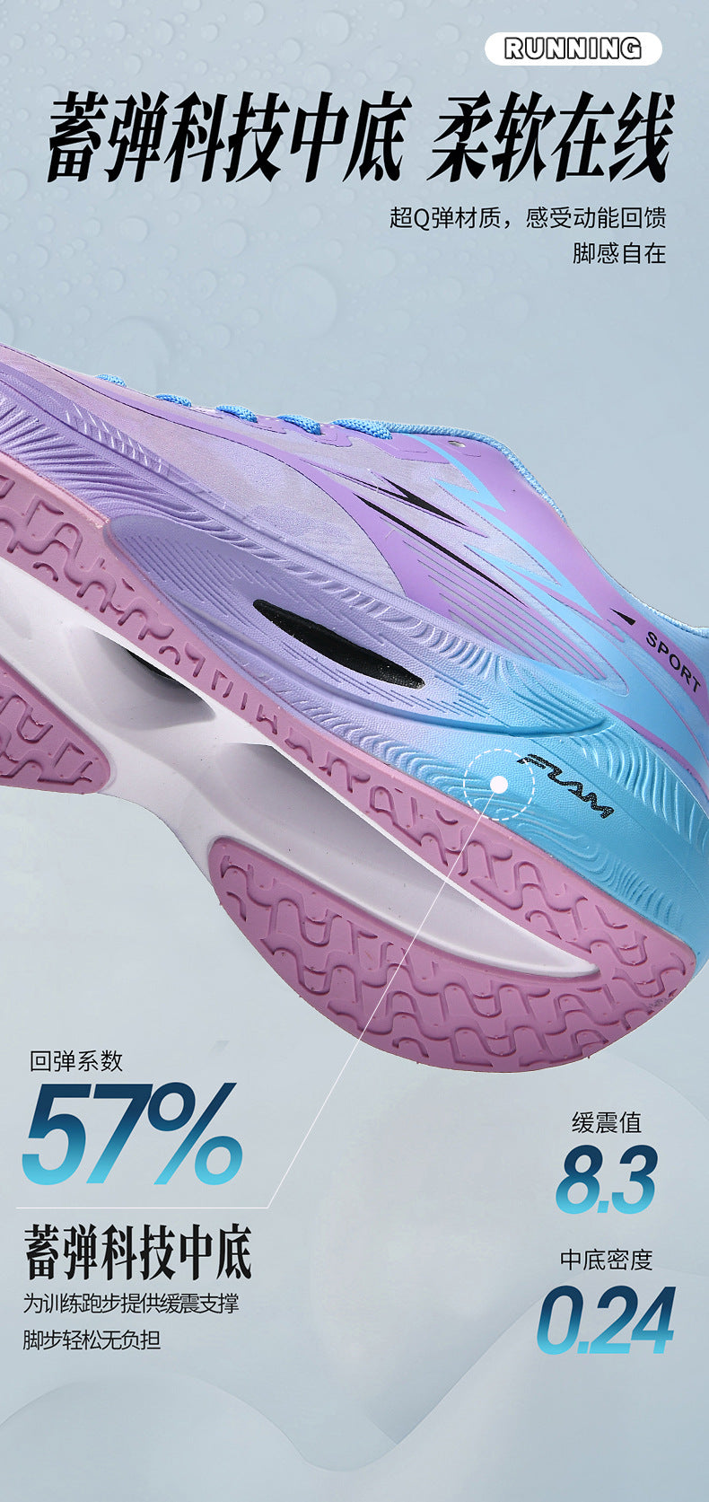 Burning3Professional Marathon TEAM Running Shoes Full Palm Carbon Plate Racing Mesh Breathable Shock Absorption Running Shoes Fei Ran2.5