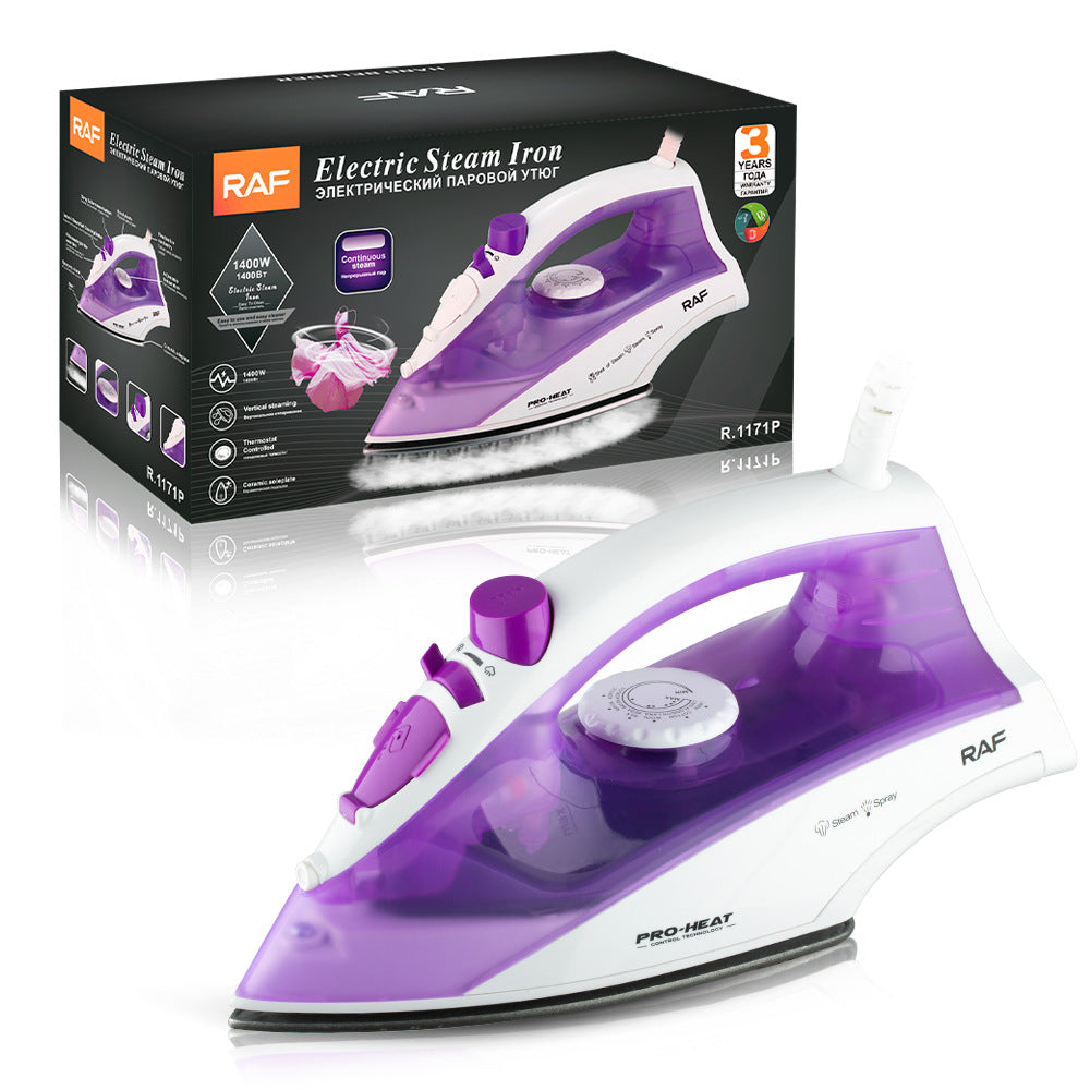 RAF EU Standard Handheld Electric Iron Household Small Portable Steam Iron Handheld Ironing Machine