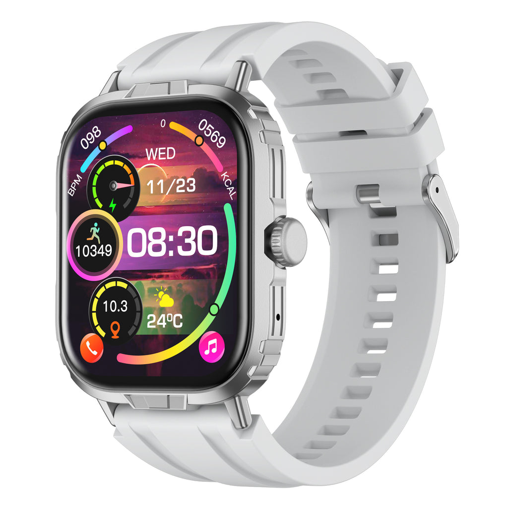 M106Smart Watch2.01inch Bluetooth Call True Heart Rate Pedometer Sleep Depth Waterproof Three-Proof Sports
