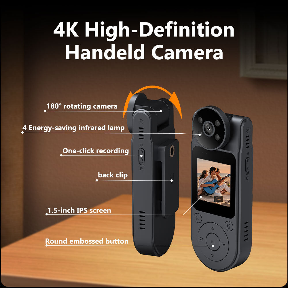 New L20High Definition Handheld Camera Portable Head and Back Clip Camera WiFi Connection ZF Outdoor Sports Recorder