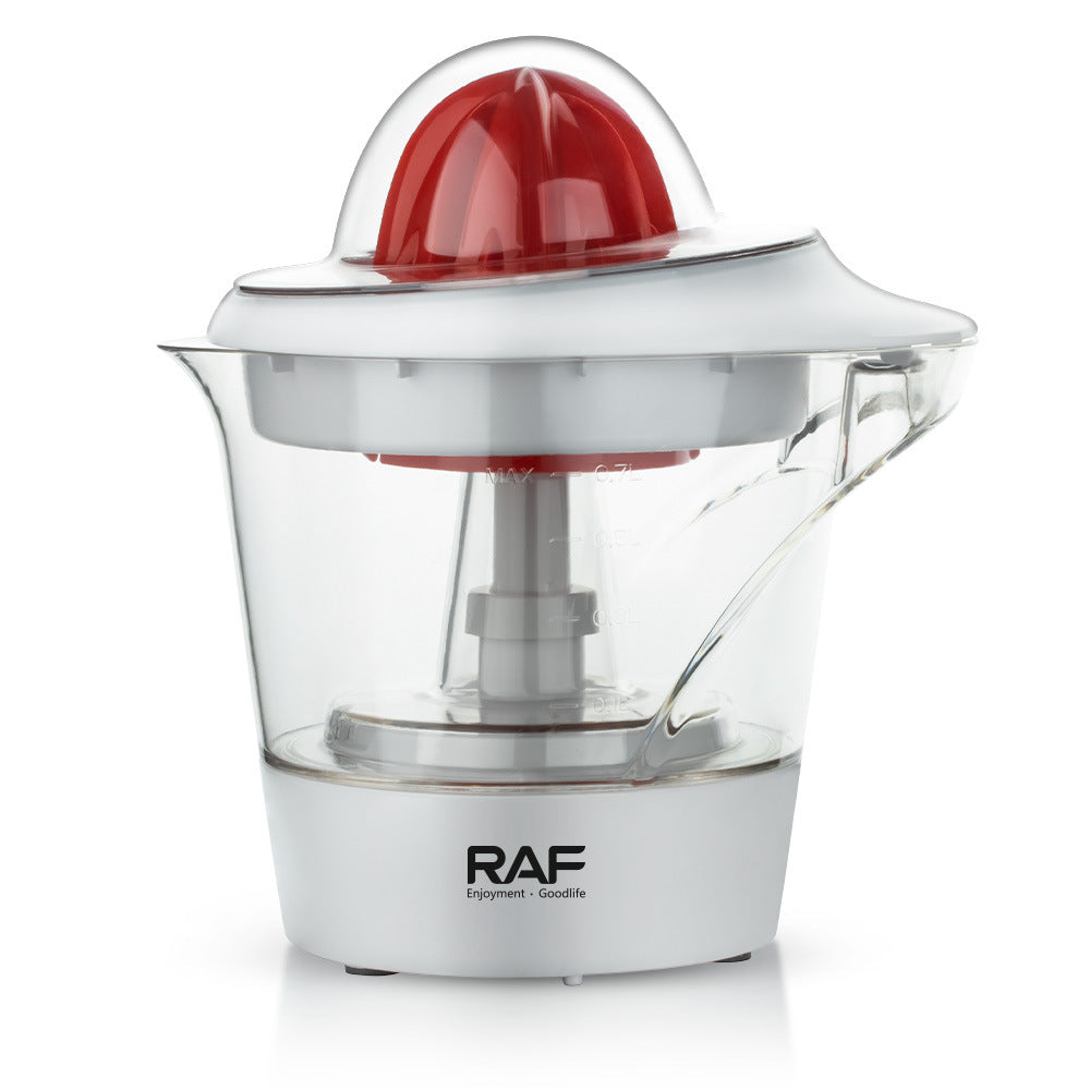 RAF EU Standard Electric Fresh Orange Juicer Household Automatic Juicer Lemon Orange Juice Machine Small Portable