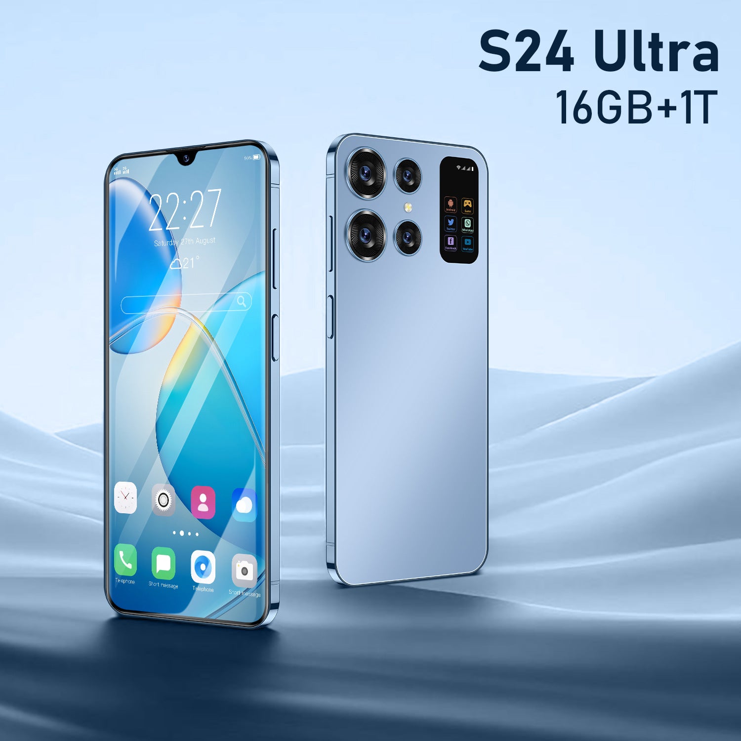 In-stock Exclusive High-Definition Large Screen16+1T Memory New Smartphone S24ultra Source Manufacturer