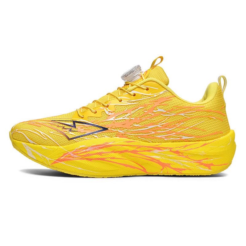 Red Rabbit9pro Really Explosive Carbon Plate Luminous Casual Breathable Running Shoes Outdoor Racing High Elastic Shock Absorption Non-slip Sneakers