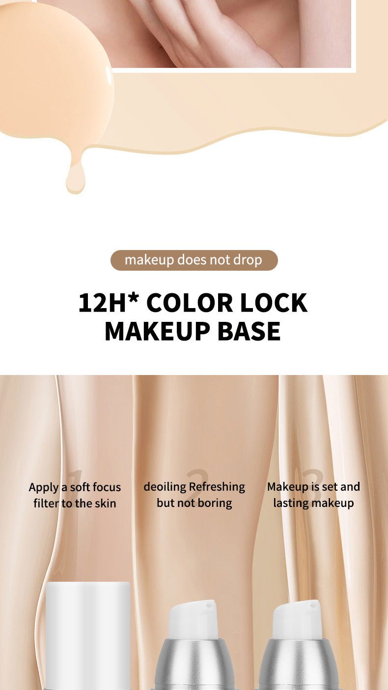 Dropshipping Beauty Color-Changing Foundation30ml Concealer Yellow Black Skin Foundation Waterproof Sweat E-commerce