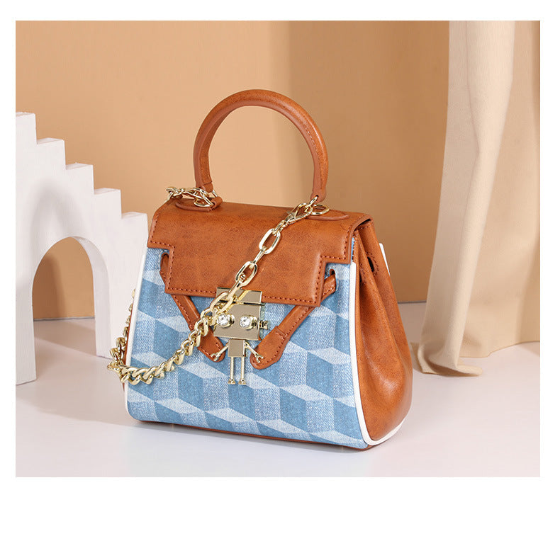 Internet Celebrity Kelly Small Square Bag for Women, Fashionable New Simple Handbag, Student Shoulder Crossbody Bag, Trendy Women's Bag Wholesale