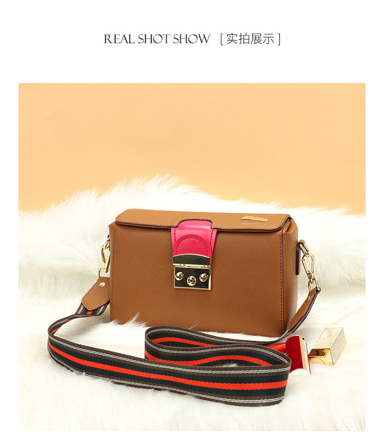 2024New Spring Festival Trendy Fashion Personality Small Square Bag Retro Simple Casual Crossbody Bag Mini Shoulder Bag