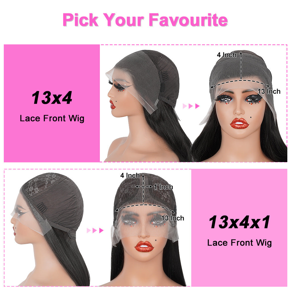 Highlight Lace Front Wig Ombre Light Brown Synthetic Wigs