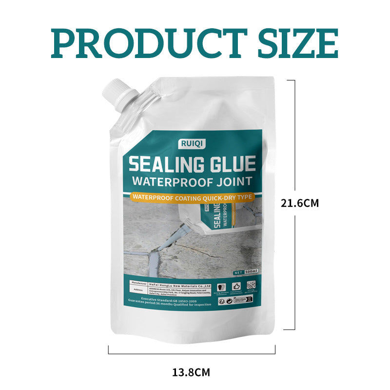 Grouting Glue Self-leveling Cement Ground Grouting Liquid Roof Wall Gap Quick-drying Waterproof Glue Caulking Glue