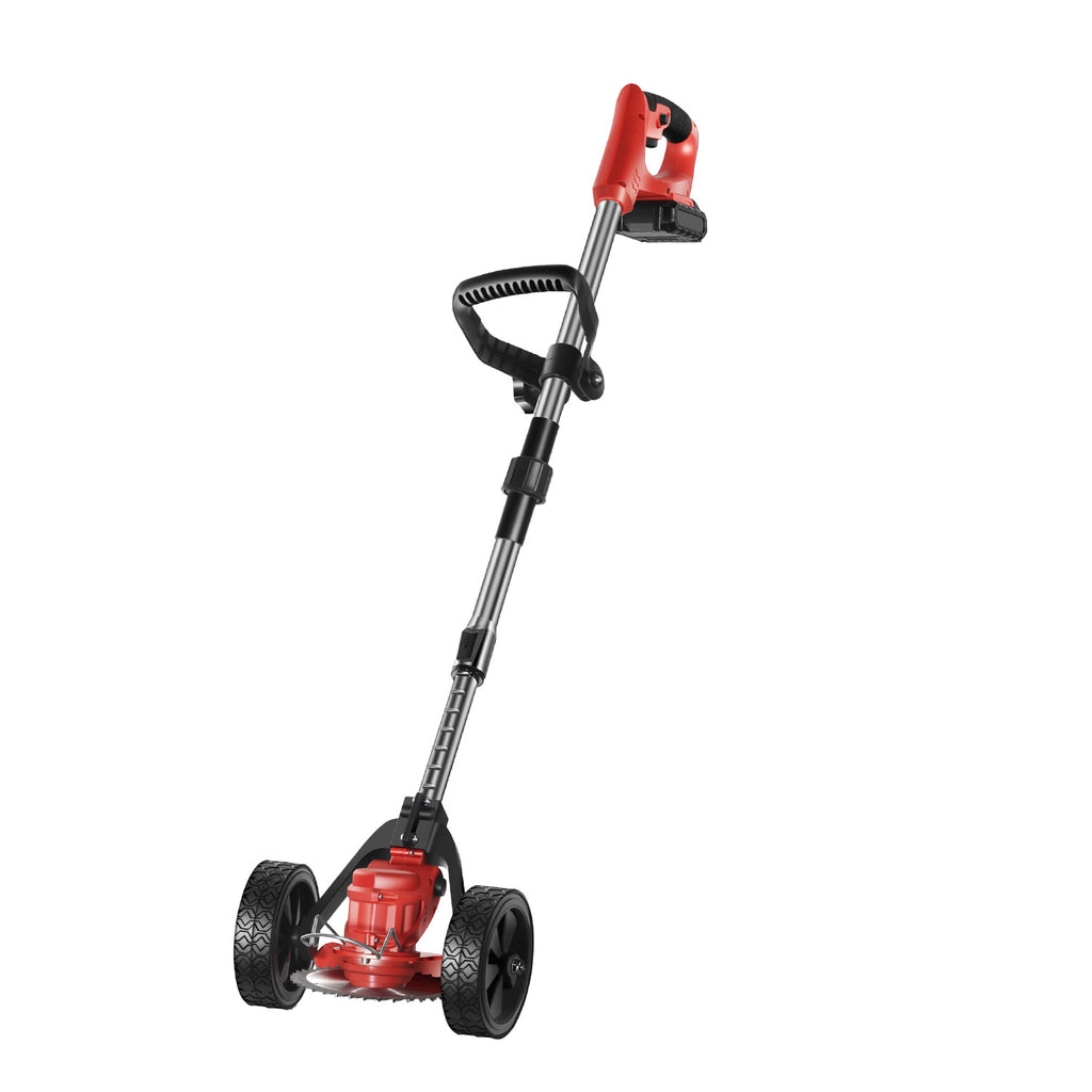 Lithium Battery Lawn Mower Weed Eater Rechargeable Household Grass Trimmer Electric Portable Garden Pruner Cordless