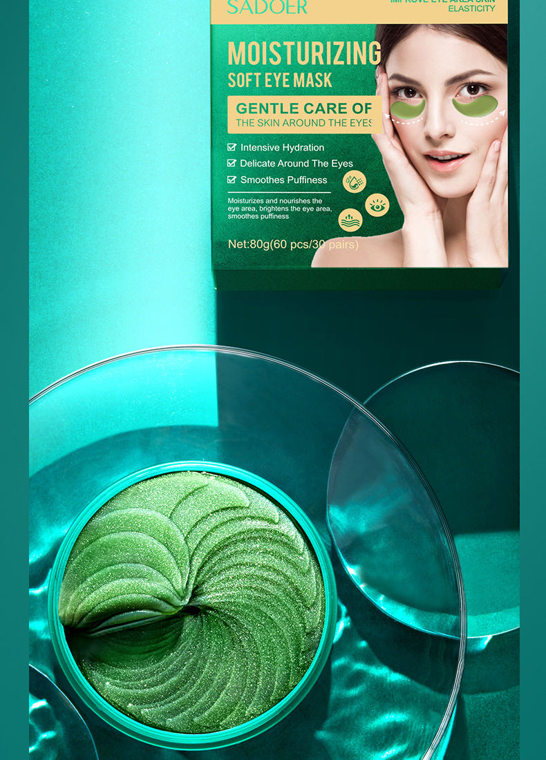 Moisturizing Eye Mask SADOER Softening Eye Wrinkles Eye Bags Dark Circles Eye Mask Cross-Border Wholesale