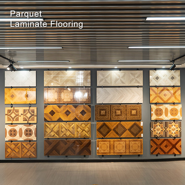 Waterproof 8mm 12mm High Gloss Marmor Stone Pattern Laminate Flooring