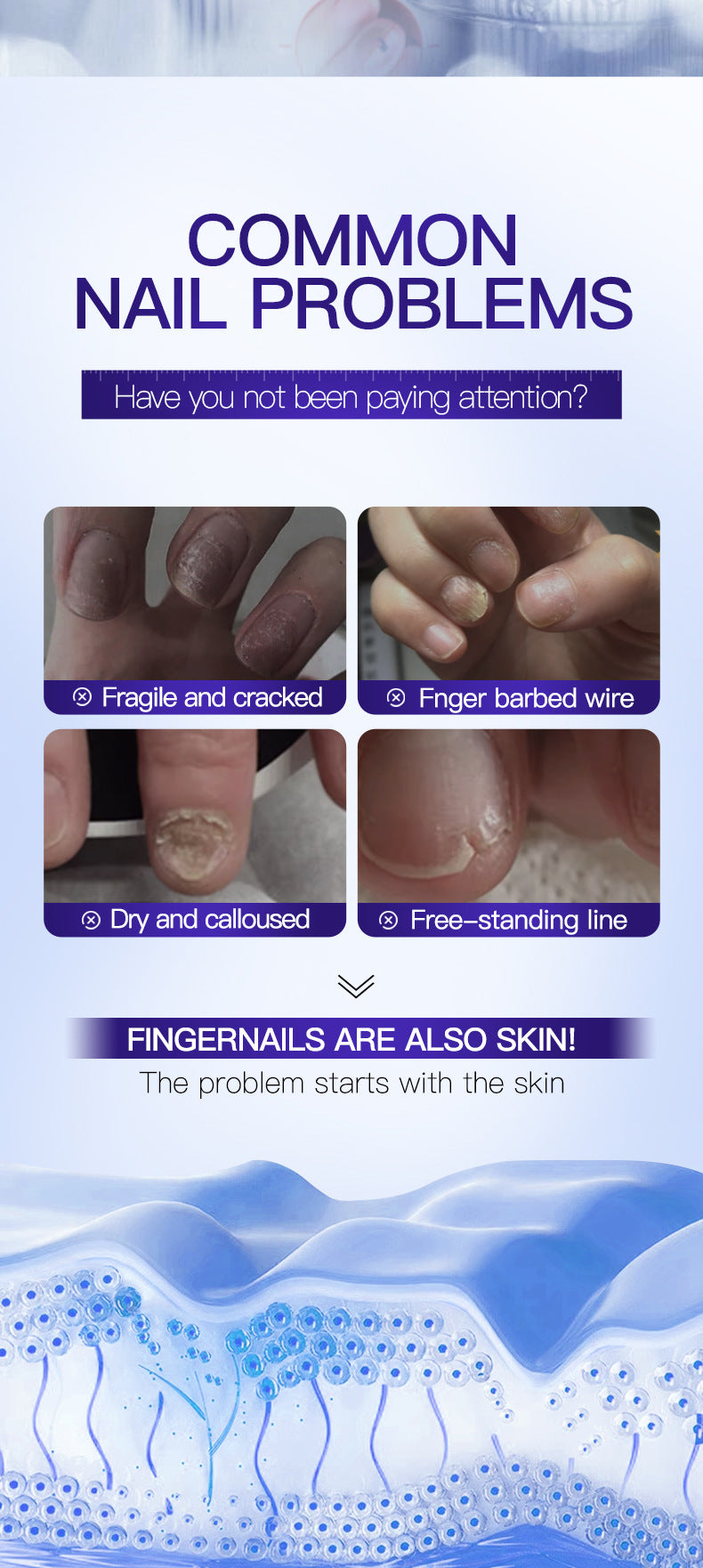 Moisturizing Nail Care Essence SADOER Skin rejuvenation and moisturizing essence liquid  wholesale