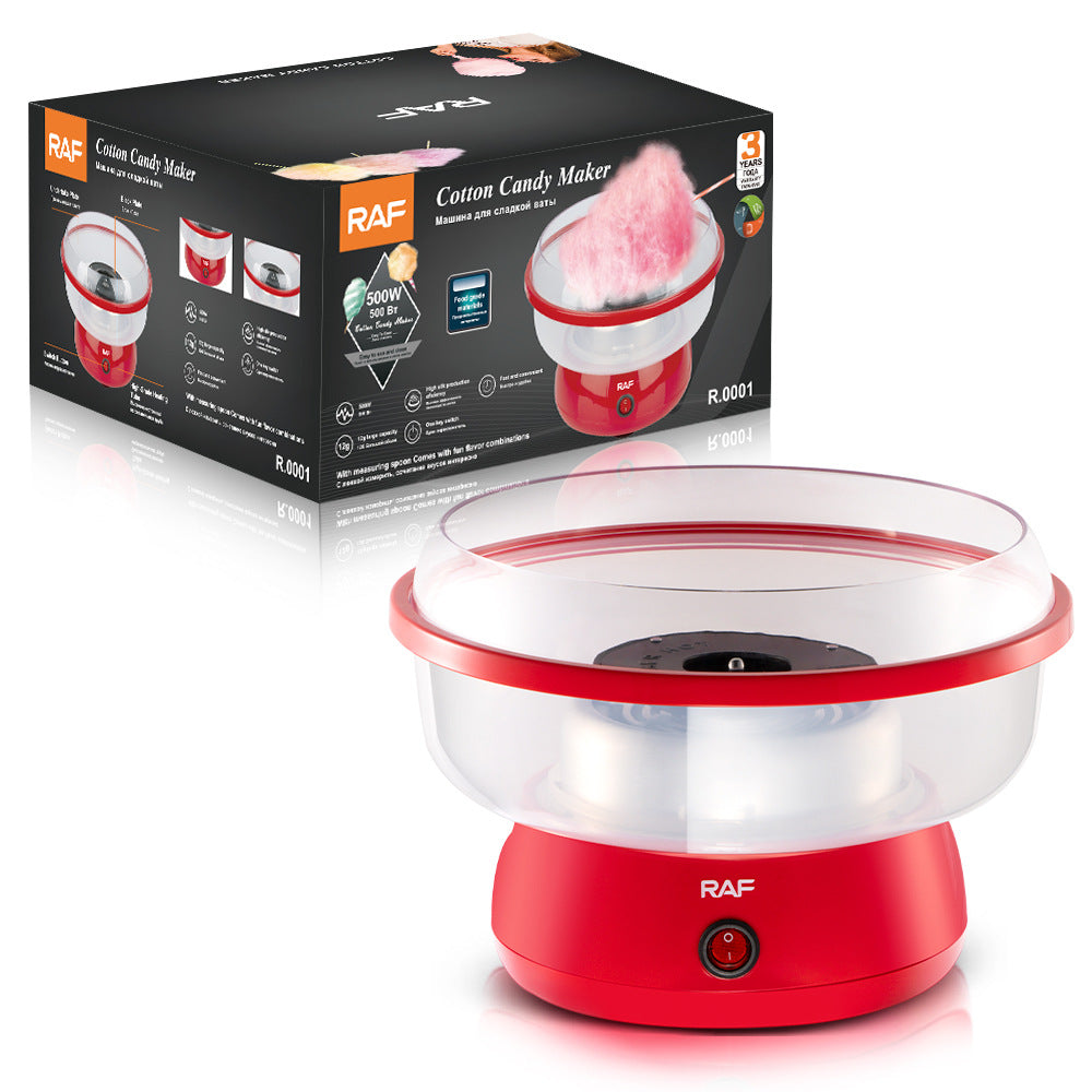 RAF European Standard Household Cotton Candy Machine Fully Automatic Mini Small DIY Household Cotton Candy Machine R.0001