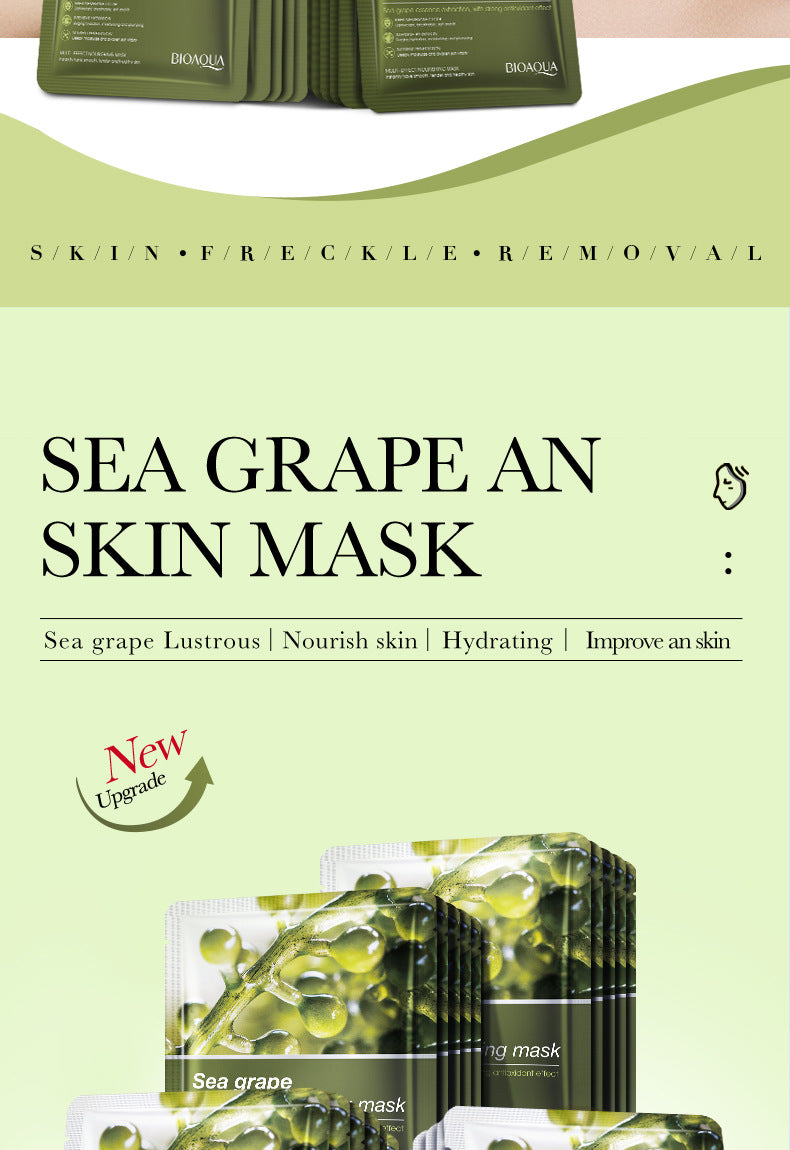 Mask BIOAOUA White Truffle Moisturizing Caviar Nourishing Resurrection Grass Hydrating  Wholesale