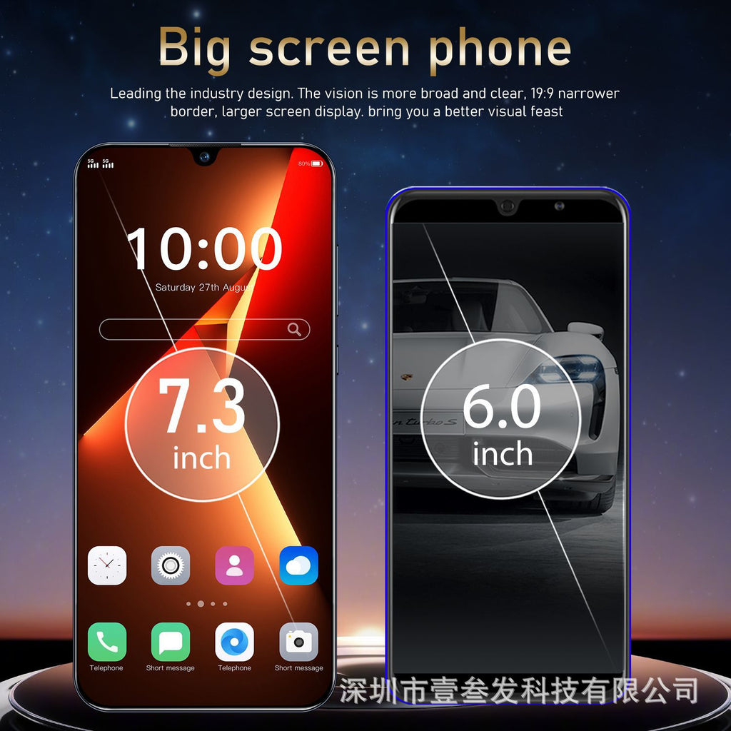 POVA5pro Popular2+16G 7.0inch all-in-one device Waterdrop Screen New Smartphone