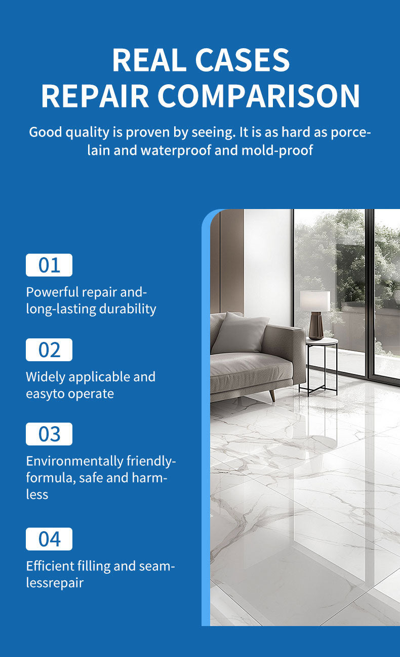 QIDAXIA Ceramic Repair Paste Household Marble Bathtub Wash Basin Bonding Glue Tile Repair Glue