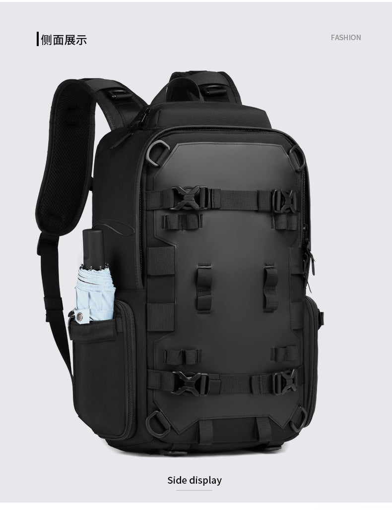 OZUKO Sports Backpack Men's Backpack Waterproof Multifunctional College Student Bag Commuting Cycling Outdoor Bag