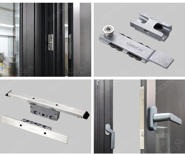 New Products Latest Design Double Glazed Windows Double French Aluminum Window With Grill Design