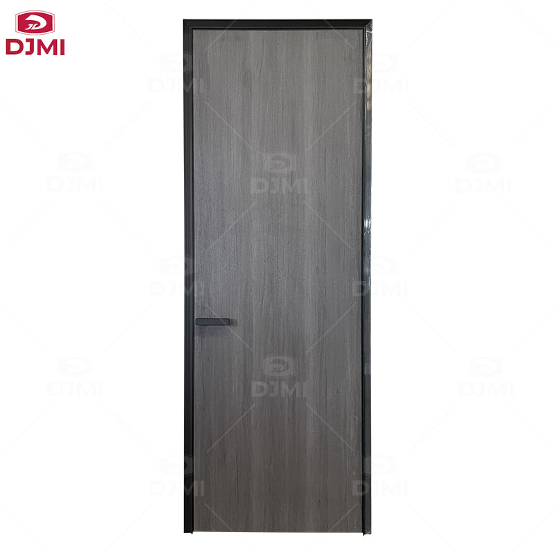 China Top Manufacturers Custom Design High Quality Residential Internal Room Aluminum Frame Wooden Doors for Houses