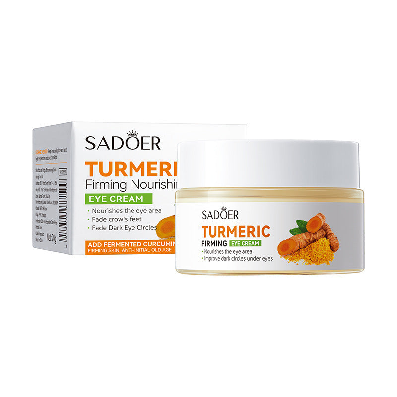 Turmeric Eye Cream SADOER Moisturize and Improve Dark Circles, Eye Lines, Eye Bags,  Wholesale