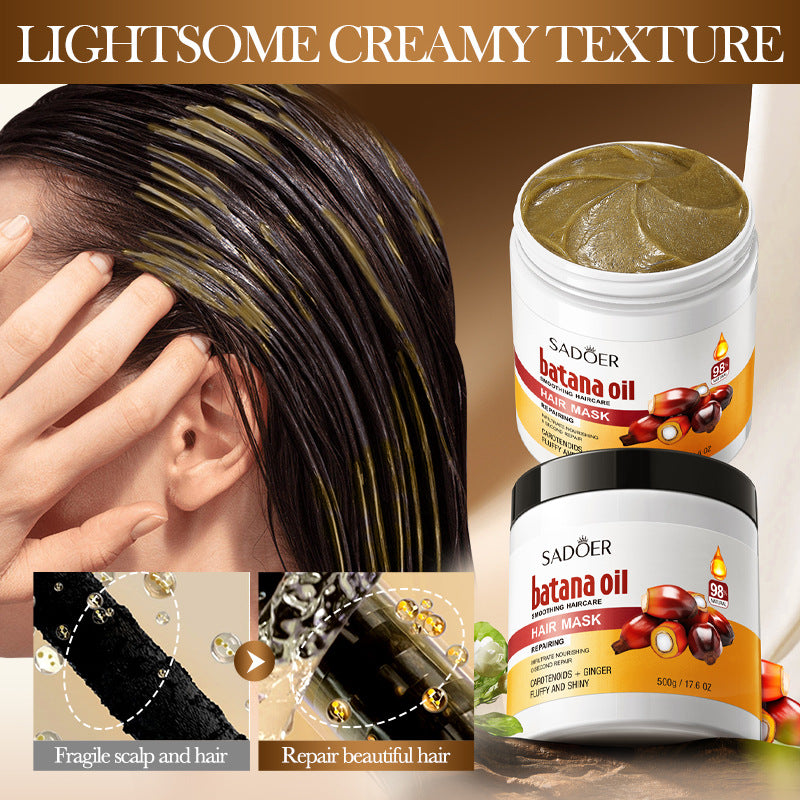 Batahana Hair Mask SADOER Scalp Soothing Smooth Conditioner Cross-Border Wholesale