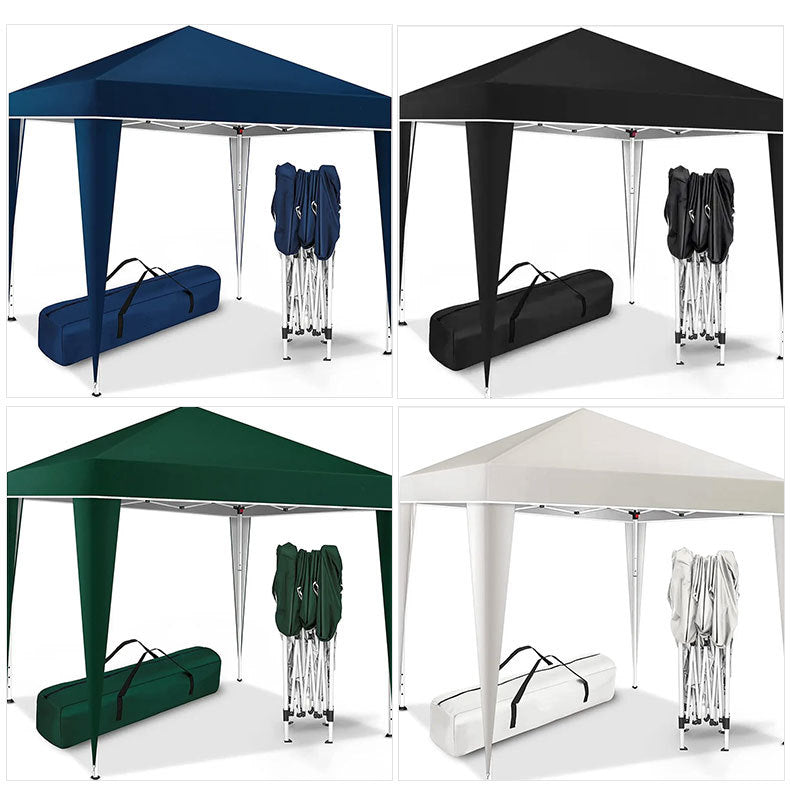 foreign trade four-corner folding tent12kg Hollow Frame Outdoor Activity Sunshade Rainproof Canopy with Enclosure