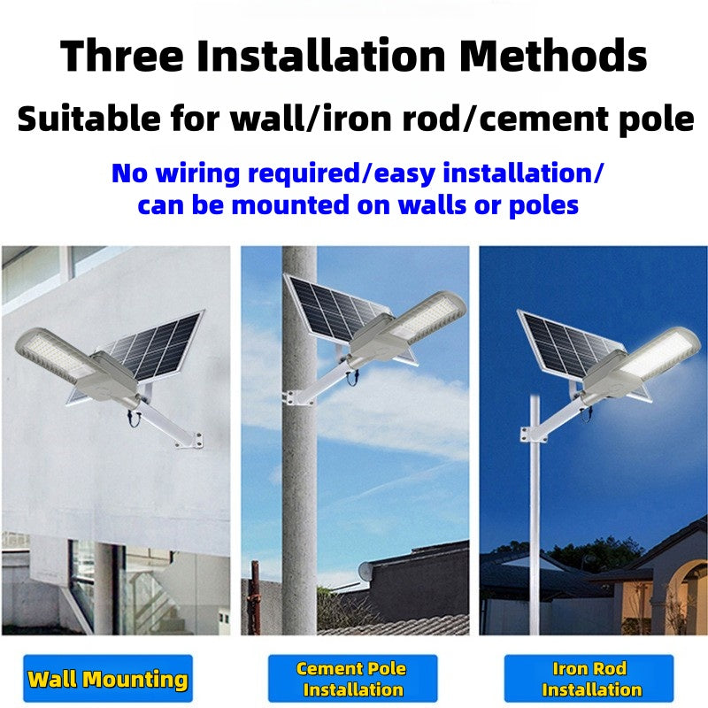 Outdoor Lighting Waterproof IP65 Remote Control Solar Light 300W350W500W1000W1600W2000W Led Solar Street Light