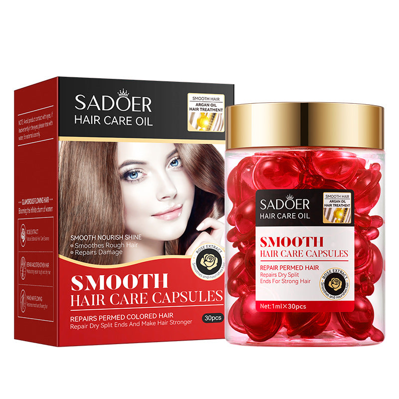Nut Oil Hair Care Capsules SADOER Improve Frizz Essential Oil Capsule Conditioner  Wholesale
