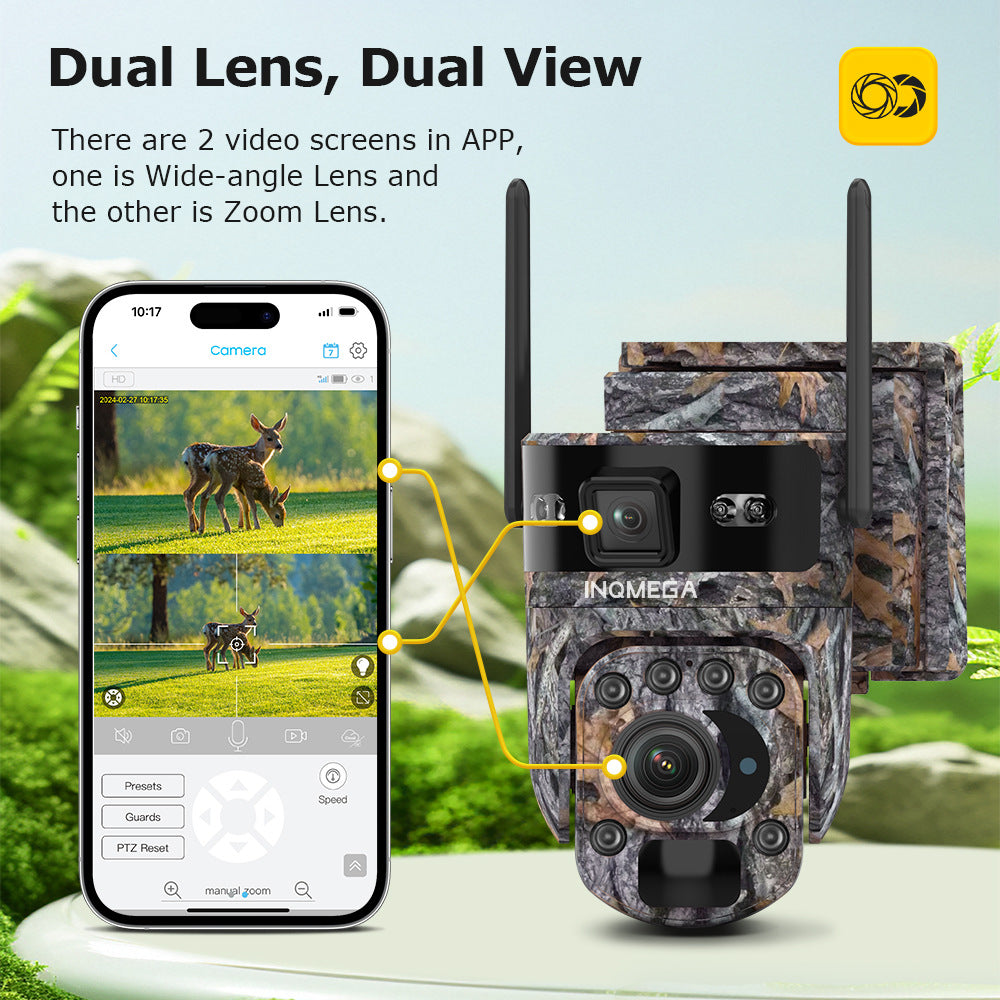 New Product4g Solar camera outdoor camouflage low power consumption camera HD20X Zoom Camera