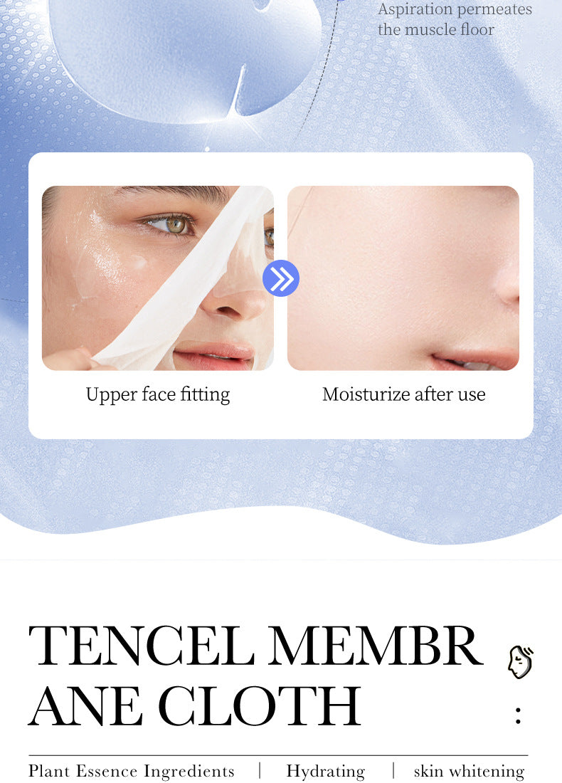 BIOAOUA Hyaluronic Acid Moisturizing Mask Moisturizing Brightening Hydrating Mask Skin Care Products Genuine Wholesale